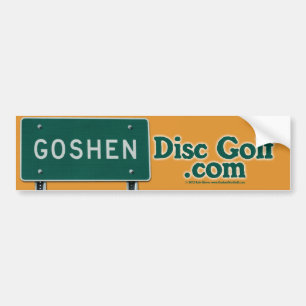 Goshen Disk Golf Bumpersticker