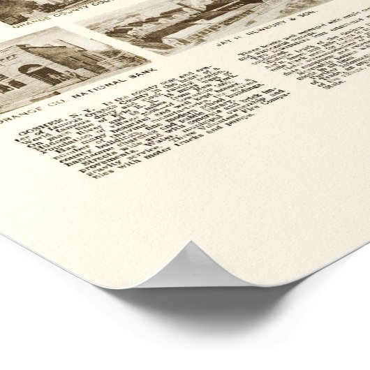 Goshen, NY Panoramic Map - 1922 Poster (Hoek)