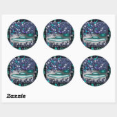 Goshy Flying Saucer Stickers (Vel)