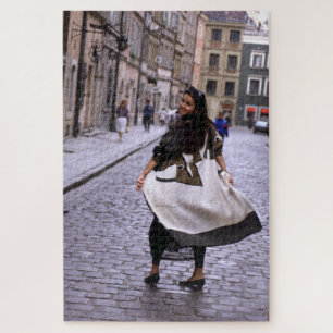 Gosia in Krakow. Legpuzzel