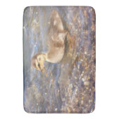 Gosling in de vijver badmat (Voorkant Verticaal)