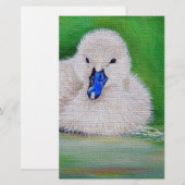 Gosling schilderen briefpapier (Voorkant / Achterkant)