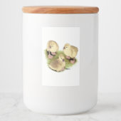 Goslings: Afrikaanse Buff Voedselcontainer Etiket (Voorkant)