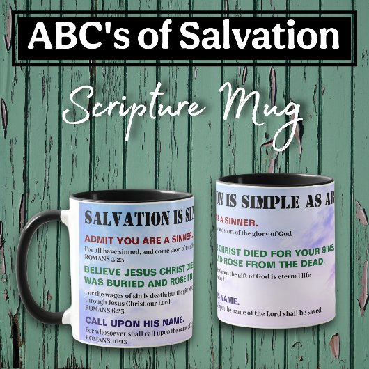 Gospel ABC'S of Salvation Christian KJV Bible Mok