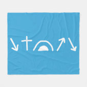 Gospel Arrows Fleece Deken (Voorkant (Horizontaal))