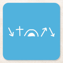 Gospel Arrows Papier Onderzetter