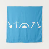 Gospel Arrows Tapestry Wandkleed (Voorkant)