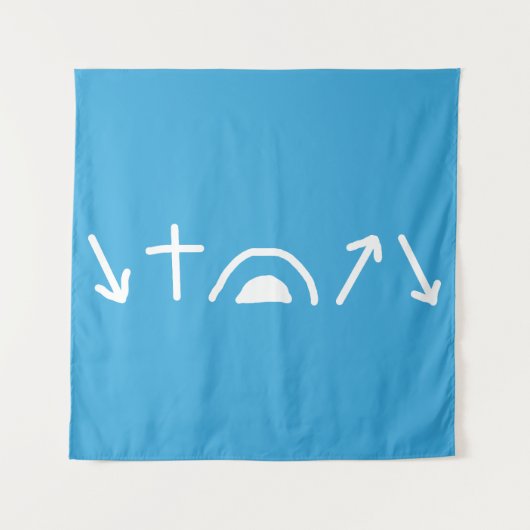 Gospel Arrows Tapestry Wandkleed (Voorkant)