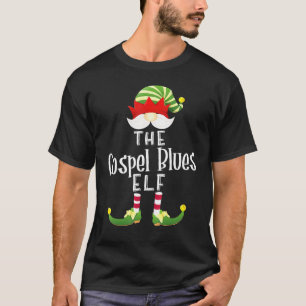 Gospel Blues Elf Group Kerstmis Pajama T-shirt