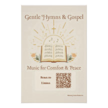 Gospel hymnen Geheugen Zorg Poster Dementie Alzhei