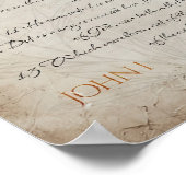 Gospel, John 1_ Scripture Wall Art, Bible Stories Poster (Hoek)