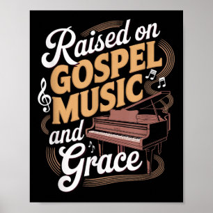 Gospel Muziek & Jezus Christelijk Country Leven Zo Poster