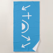 Gospel Pijlen Strandhanddoek Strandlaken (Voorkant)