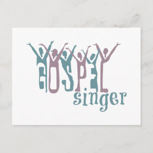 Gospel Singer Briefkaart