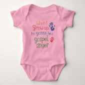 Gospel Singer (Future) Baby Baby T-Shirt (Voorkant)