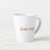 Gospel to Life Mug Latte Mok (Rechterhoek)