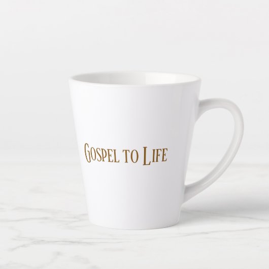 Gospel to Life Mug Latte Mok (Rechts)