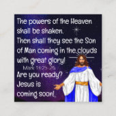 Gospel Tract Card Vierkante Visitekaartje (Voorkant)