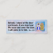 Gospel Tract Kaart Mini Visitekaartje (Achterkant)