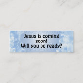 Gospel Tract Kaart Mini Visitekaartje (Voorkant)