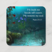 Gospel Tract Kaart Vierkante Visitekaartje (Voorkant)