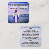 Gospel Tract Kaart Vierkante Visitekaartje (Voorkant / Achterkant)