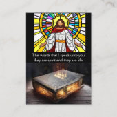 Gospel Tract Kaart Visitekaartje (Voorkant)