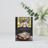 Gospel Tract Kaart Visitekaartje (Staand voorkant)