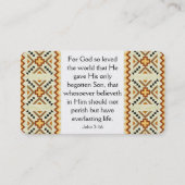 Gospel Tract Kaart Visitekaartje (Voorkant)