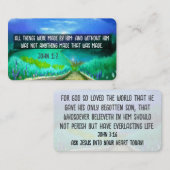 Gospel Tract Kaart Visitekaartje (Voorkant / Achterkant)