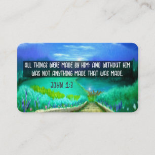 Gospel Tract Kaart Visitekaartje