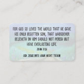 Gospel Tract Kaart Visitekaartje (Achterkant)