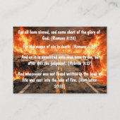 Gospel Tract Two Roads Card Visitekaartje (Voorkant)