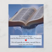 gospel tractflyer flyer (Achterkant)