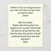 gospel tractflyer flyer (Achterkant)