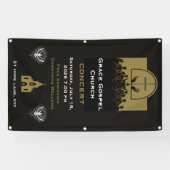Gospelkerkkoorconcert Spandoek (Horizontaal)