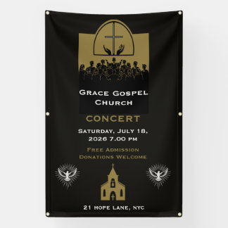 Gospelkerkkoorconcert Spandoek