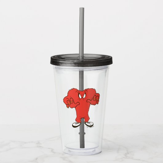 Gossamer dreigende pose acryl drinkbeker (Voorkant)