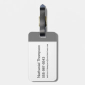 Gossamer dreigende pose bagagelabel (Achterkant verticaal)