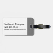 Gossamer dreigende pose bagagelabel (Achterkant horizontaal)