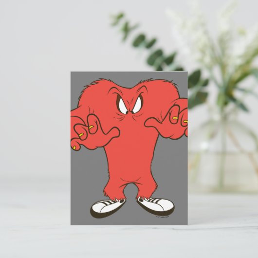 Gossamer dreigende pose briefkaart (Staand voorkant)