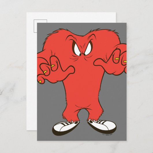 Gossamer dreigende pose briefkaart (Voorkant / Achterkant)