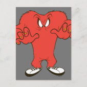 Gossamer dreigende pose briefkaart (Voorkant)