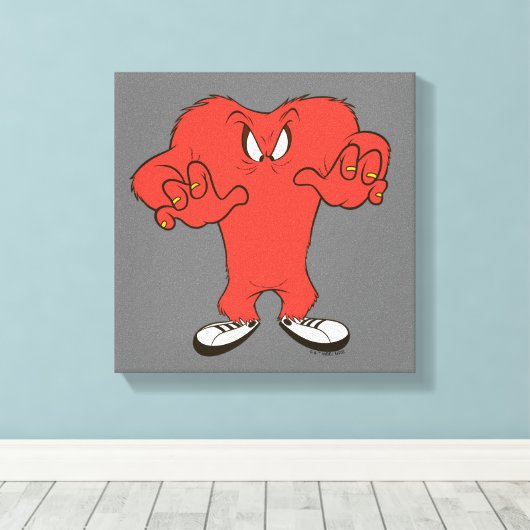 Gossamer dreigende pose canvas afdruk (Insitu (Houten vloer))