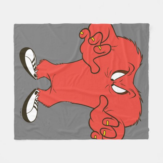 Gossamer dreigende pose fleece deken (Voorkant (Horizontaal))