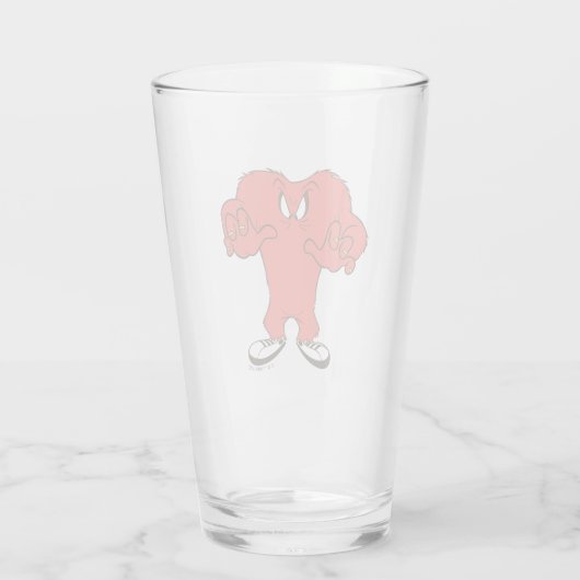 Gossamer dreigende pose glas (Achterkant)