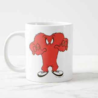 Gossamer dreigende pose grote koffiekop