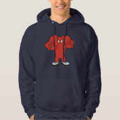 Gossamer dreigende pose hoodie (Voorkant)