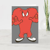 Gossamer dreigende pose kaart (Voorkant)