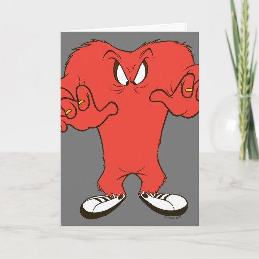 Gossamer dreigende pose kaart (Voorkant)